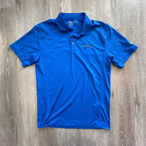 Men's Nike Golf Blue Polo Shirt Size Small